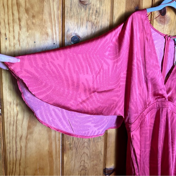 Fe Noel X Target Palm Leaf Contrast Print Kimono Maxi Dress - Picture 4 of 9